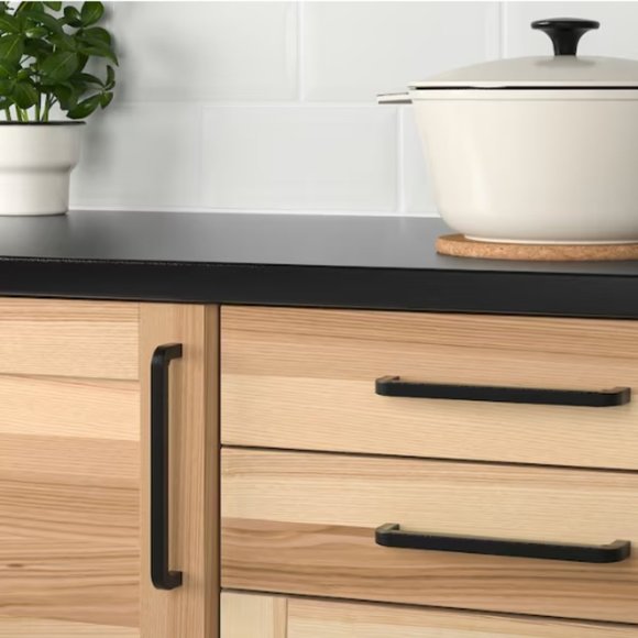 IKEA Borghamn Black Handle Pull Black Set of Two - Picture 2 of 3